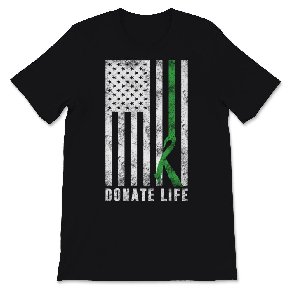 Donate Life USA American Flag Transplant Organ Transplantation