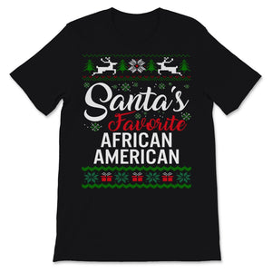 Santas Favorite African American Christmas Ugly Sweater