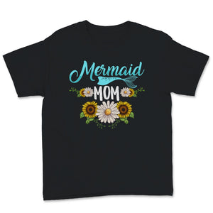 Mermaid Mom Shirt Mermaid Mama Birthday Baby Shower Mother's Day