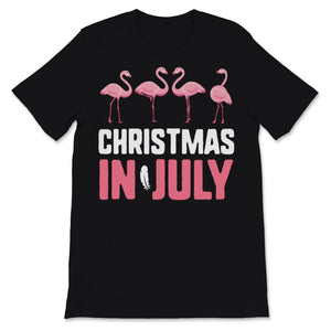 Christmas In July  Pink Flamingo Love Heart Flamingos Summer