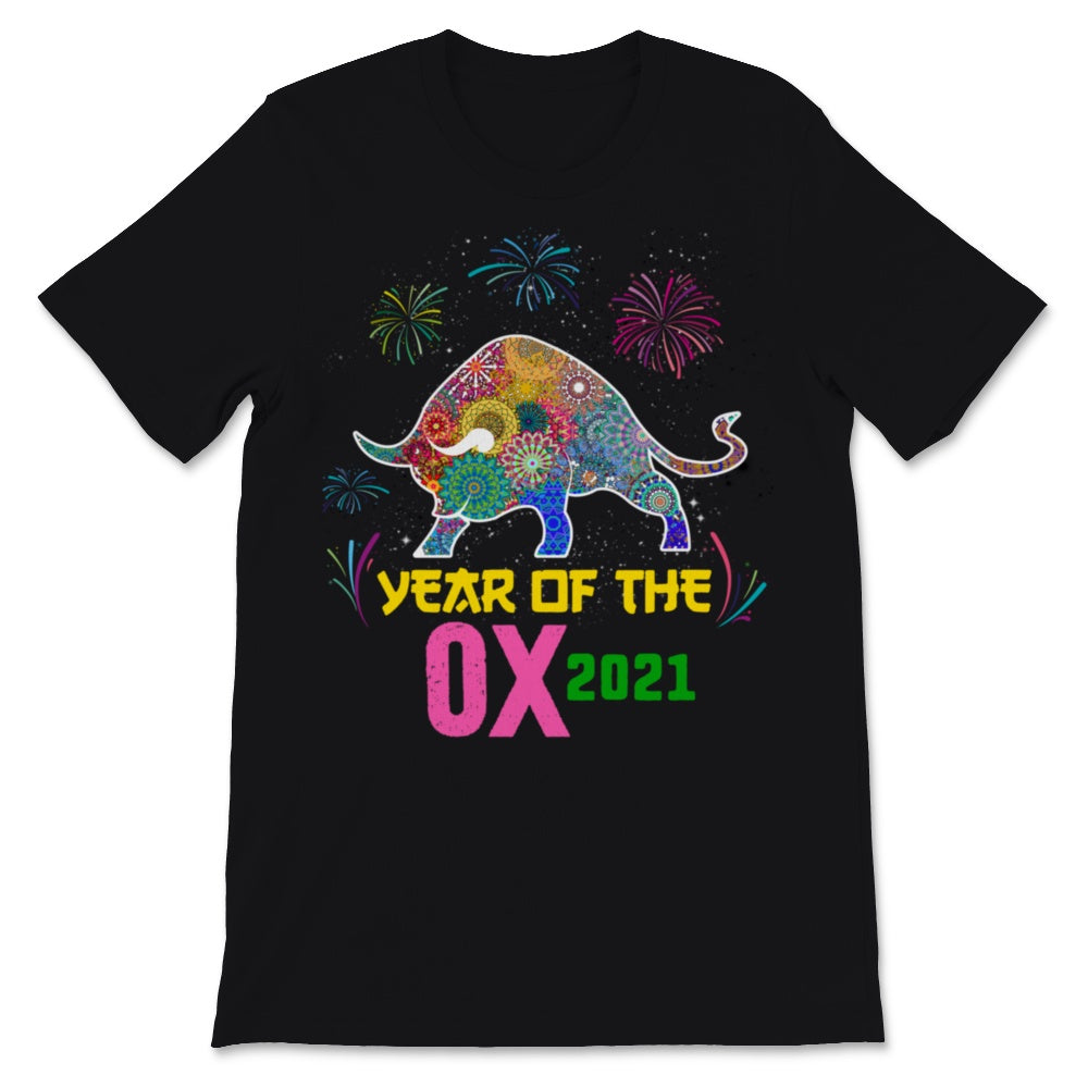 Year Of The Ox 2021 Happy Chinese New Year Shirt Lion Dance