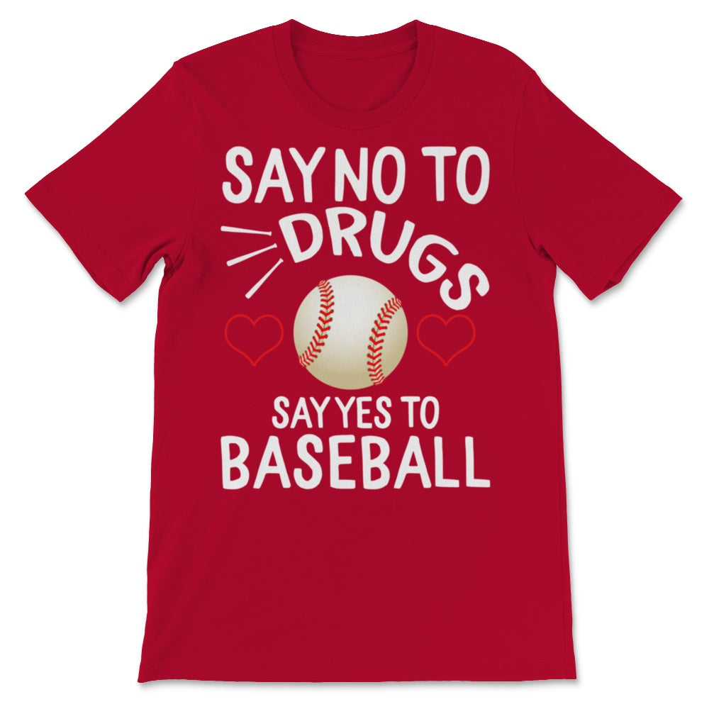 Red Ribbon Week Say No Drugs Say Yes to Baseball Player Prevention