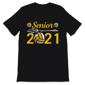 Volleyball Shirt Cute Senior 2021 Volleyball Team Twenty Twenty One