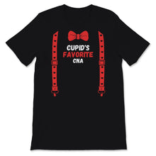 Load image into Gallery viewer, Valentines Day Shirt Cupid&#39;s Favorite CNA Nurse Funny Red Bow Tie
