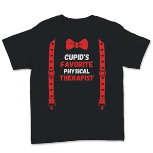 Valentines Day Shirt Cupid's Favorite Physical Therapist PT Funny Red