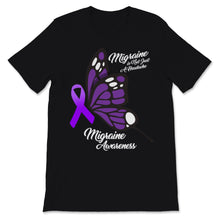 Load image into Gallery viewer, Migraine Awareness Not Just A Headache Purple Ribbon Warrior
