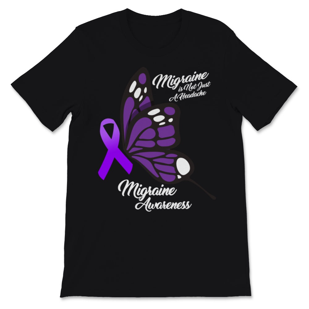 Migraine Awareness Not Just A Headache Purple Ribbon Warrior