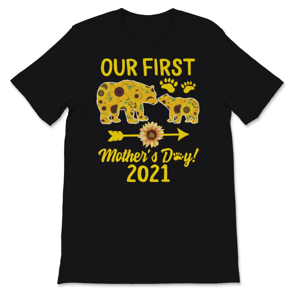 Our First Mother's Day 2021 Shirt Bodysuit Set Matching Outfit mommy