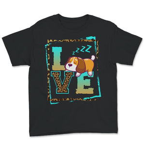 St. Bernard Love Shirt, Lazy St. Bernard Puppy Slobbers, Sleeping Dog