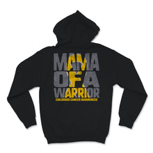 Load image into Gallery viewer, Mama of A Warrior Childhood Cancer awareness Gold Ribbon Mom Grandma
