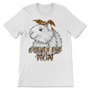 Guinea Pig Mom Shirt Trendy Leopard Cute Womens Gift Hipster Animal