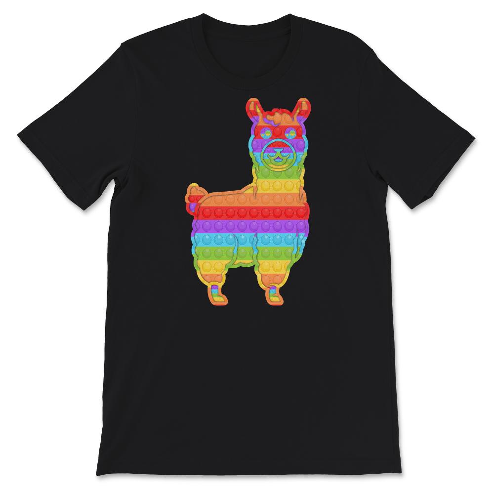 Llama Lover Shirt, Kids Pop It Fidget Lover, ADHD Awareness Gift,