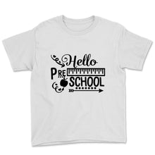 Load image into Gallery viewer, Hello Preschool Student Educator Colorful Back To School Hippie Ruler
