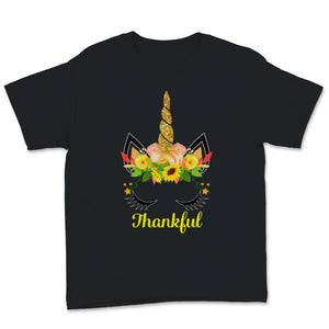 Thanksgiving Cute Unicorn Pumpkin Thankful Magical Turkey Celebration