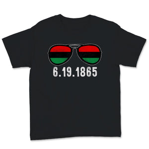 Juneteenth Flag Shirt, Sunglasses BLM, Afro Women, Melanin,