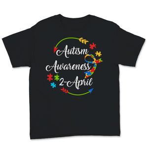 World Autism Awareness Day 2020 2 April Mom Dad Support Puzzle Ribbon