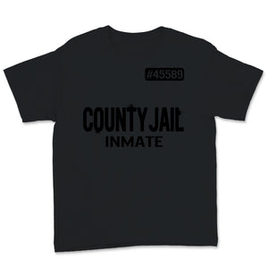 Halloween County Jail Inmate 45589 #45589 Prisoner Costume Party