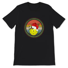 Load image into Gallery viewer, Pickleball Christmas Shirt, Xmas Gift Reindeer Tee, Santa Hat
