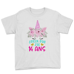 Enfant T Shirt 14 Ans Fille Anniversaire Cadeau Licorne T Shirt