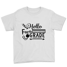 Load image into Gallery viewer, Hello Fourth Grade Student Teacher Back To School Hippie Ruler Gift
