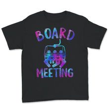 Load image into Gallery viewer, Ski Board Meeting Shirt, Cool Distressed Ski Lift, Skiing Lover Gift,
