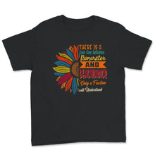 Load image into Gallery viewer, Funny Math Teacher Shirt, Fine Line Between Numerator And Denominator
