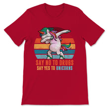 Load image into Gallery viewer, Red Ribbon Week Say No Drugs Say Yes to Unicorns Awareness Dabbing

