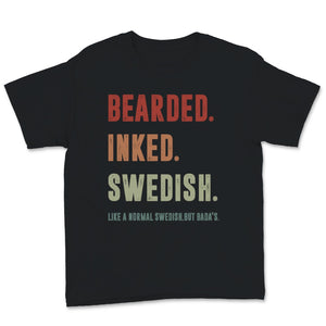 Vintage Bearded Inked Swedish Like Normal But Badas Sweden