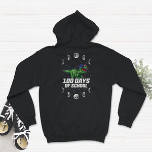100 Days Of School Shirt, 100 Days Of School Dinosaur T-Rex Tee,