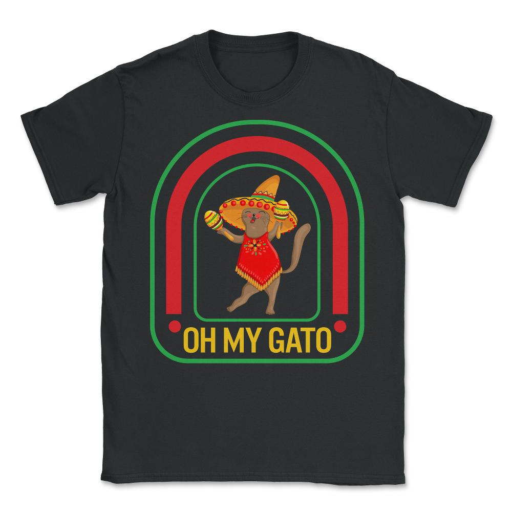 Cinco De Mayo Shirt Oh My Gato Dancing Cat Maracas Sombrero Cat