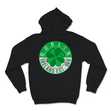 Load image into Gallery viewer, St Patricks Day Shirt Vintage Dublin Ireland Est 988 Shamrock Green
