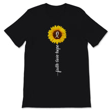 Load image into Gallery viewer, NET Neuroendocrine Cancer Awareness Sunflower Faith Hope Love Zebra
