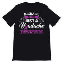 Load image into Gallery viewer, Migraine Awareness Not Just A Headache Purple Ribbon Warrior Gift
