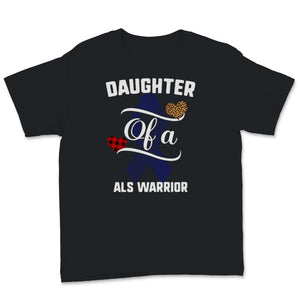 Daughter Als Awareness Leopard Buffalo Plaid Family Gift