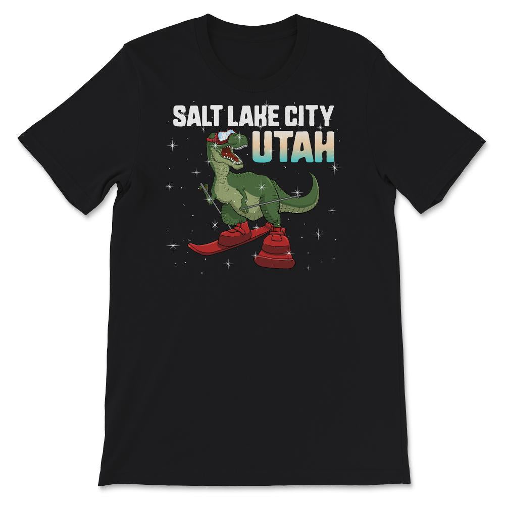 Salt Lake Utah Shirt, Vintage Souvenir Skier Gift, Salt Lake Skiing T