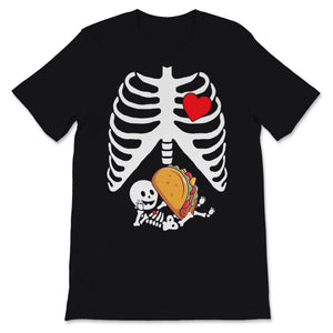 Pregnancy Announcement Halloween Costume Skeleton Baby Tacos Xray