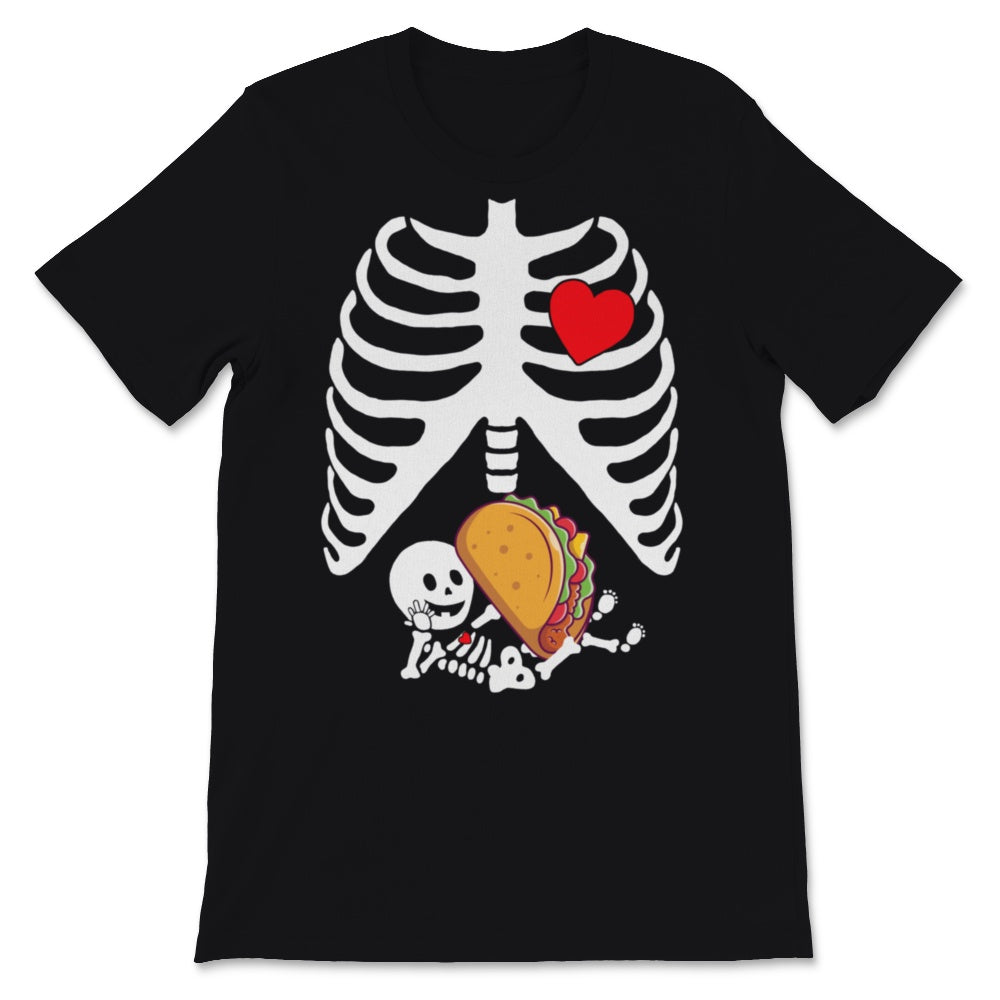 Pregnancy Announcement Halloween Costume Skeleton Baby Tacos Xray