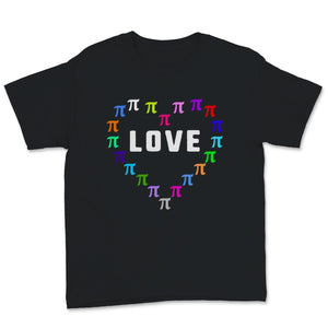 Pi Day Love Math Teacher Student Colorful Heart Mathematics Symbol