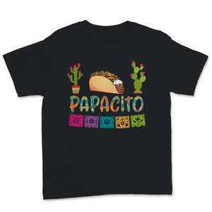 Mens Papacito Mexican Taco Cactus Sombrero Cinco de Mayo Gift for Dad
