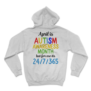April is National Autism Awareness 24 7 365 Month Autistic Puzzle
