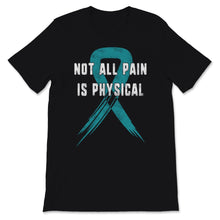 Load image into Gallery viewer, Not All Pain Is Physical PTSD Awareness Teal Awareness Ribbon Post
