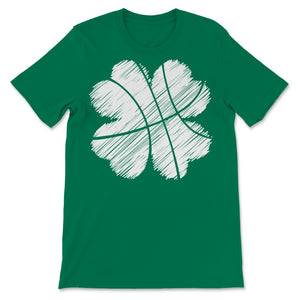 Basketball St Patrick's Day Shamrock Leprechaun Lucky Irish Clover St
