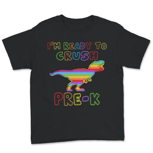 Back To School Shirt, I'm Ready To Crush Pre-K, Unicorn Popping Gift,