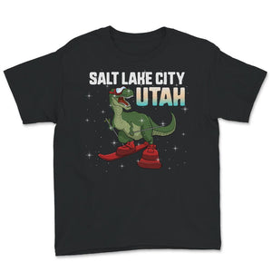 Salt Lake Utah Shirt, Vintage Souvenir Skier Gift, Salt Lake Skiing T