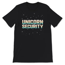 Load image into Gallery viewer, Halloween Costume Shirt, Unicorn Security, Halloween Dad Mom Daughter
