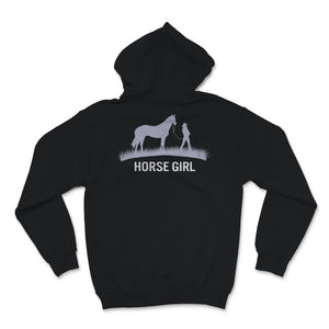 Horse Girl I Love My Horses Racing Riding Equestrian Purple Gift For