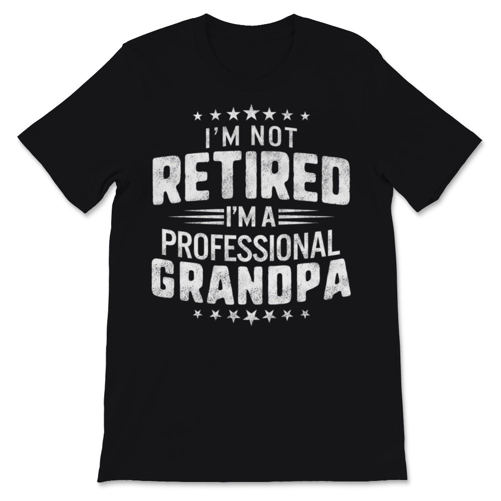 I'm Not Retired A Professional Grandpa Father Day Retro Gift for Papa