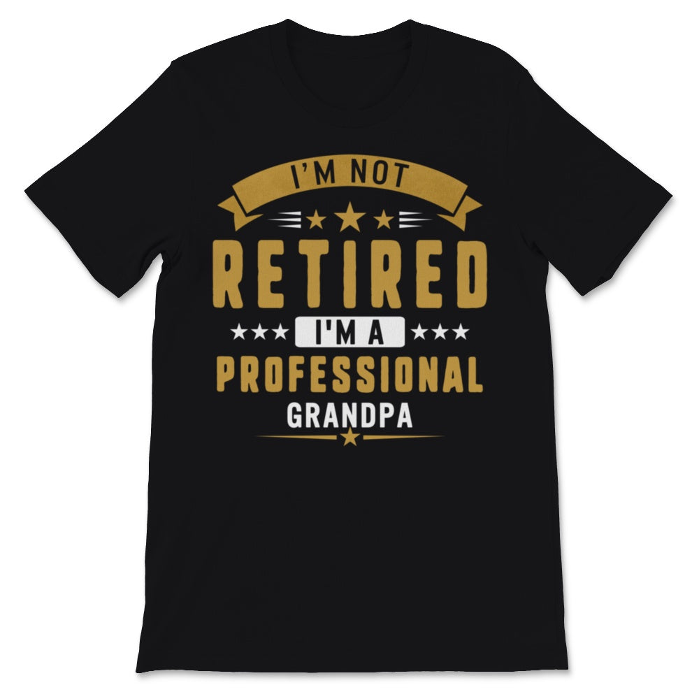 I'm Not Retired A Professional Grandpa Father Day Gift for Papa Dad