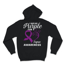 Load image into Gallery viewer, I Wear Purple For Lupus Awareness Ribbon Heart Shape Chronic Disease
