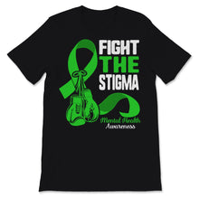 Load image into Gallery viewer, Fight The Stigma Mental Health Illness Awareness Green Ribbon Boxing
